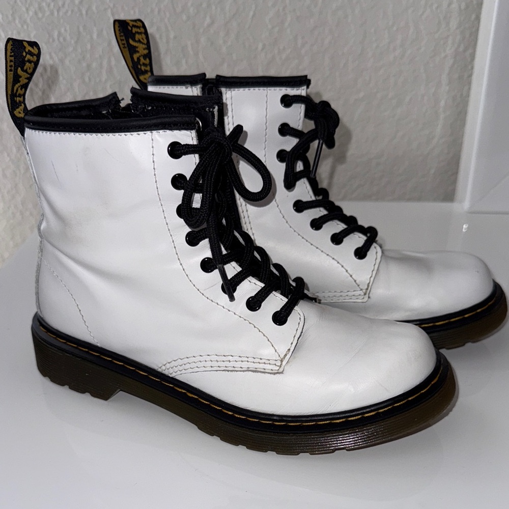 Dr. Martens 1460 Boots - White - Size 5 (UK Size 3)